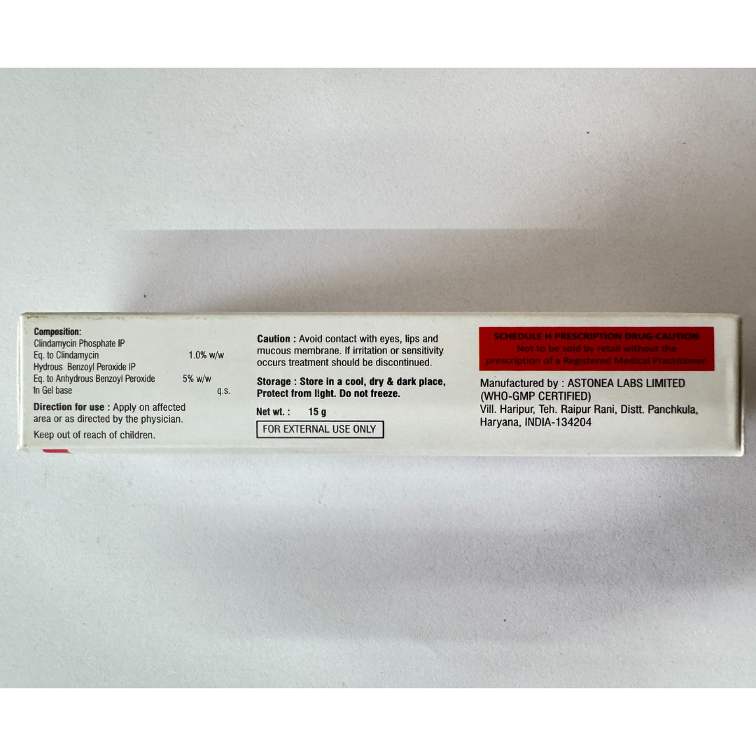 Clindamycin & Benzoyl Peroxide Anti-Acne Gel