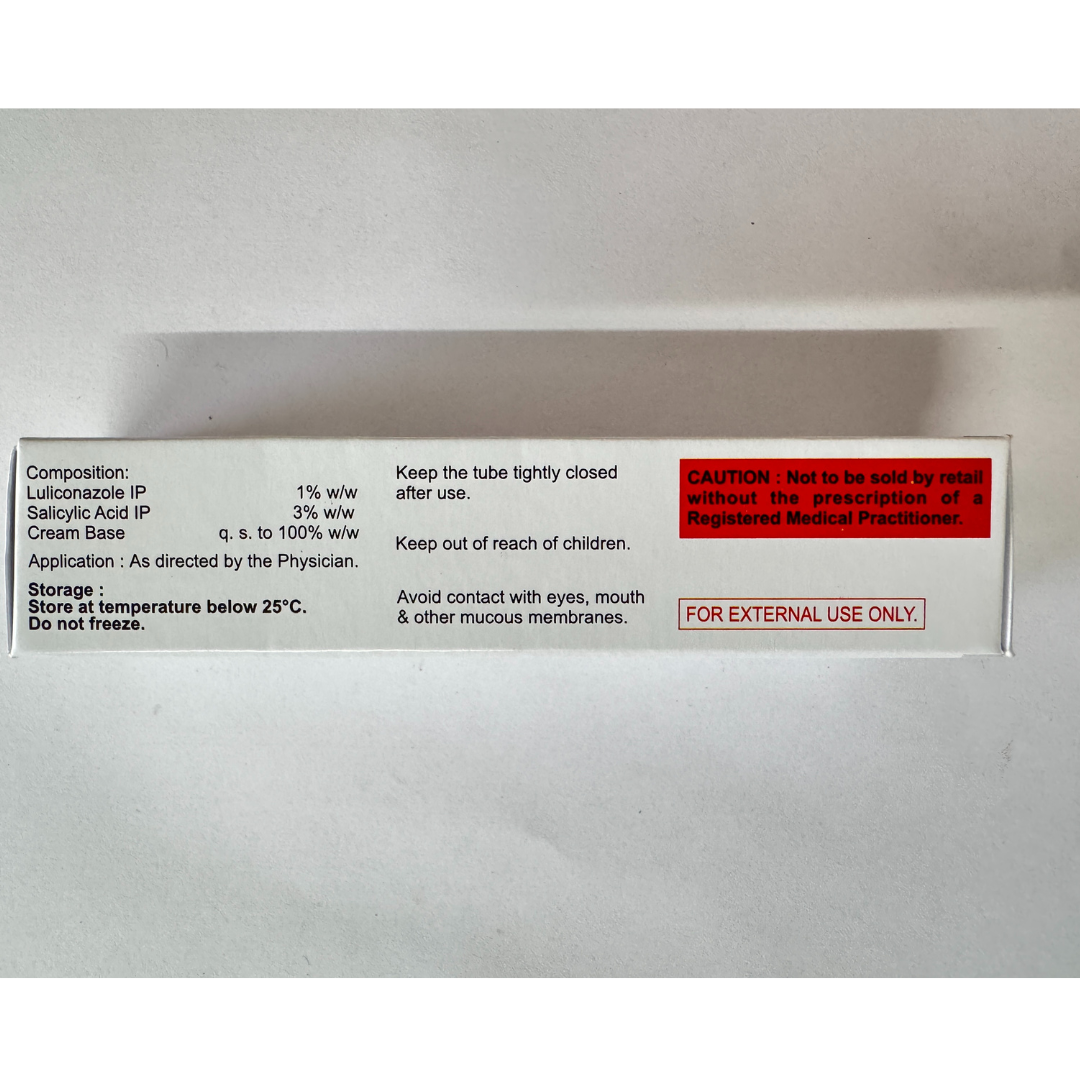 Luliconazole & Salicylic Acid Antifungal Cream