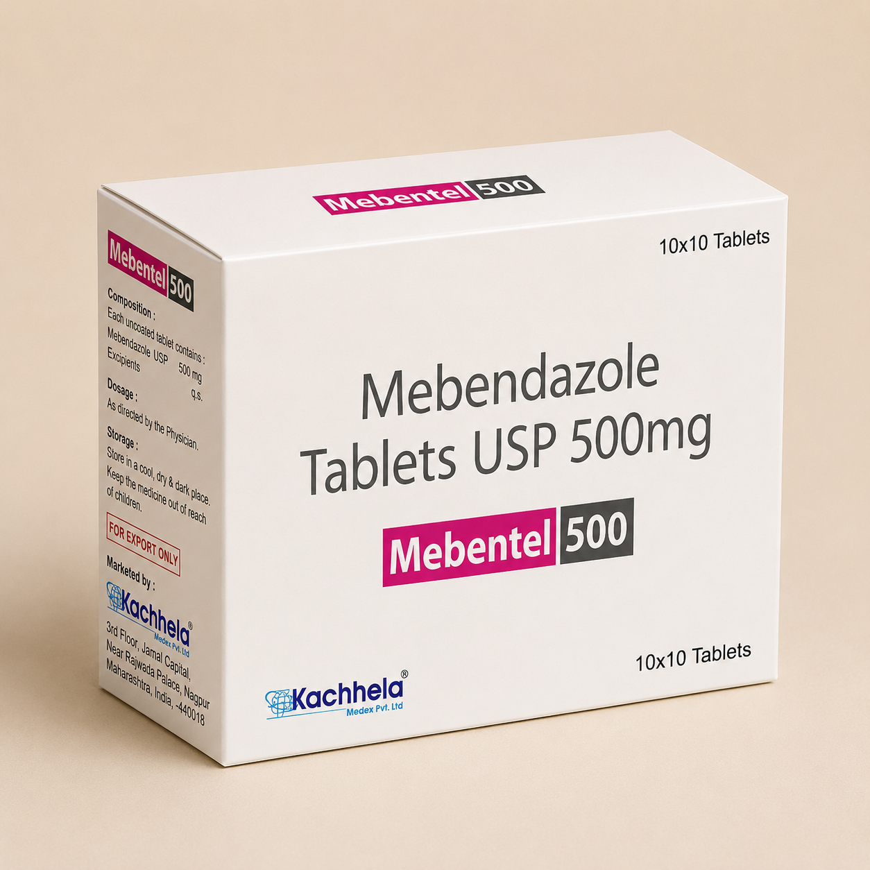 Mebentel 500 Mg