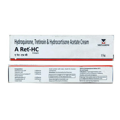 Hydroquinone, Tretinoin & Hydrocortisone Acetate Cream  15GM